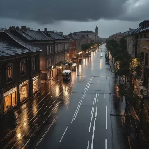 Urban - Stormy day