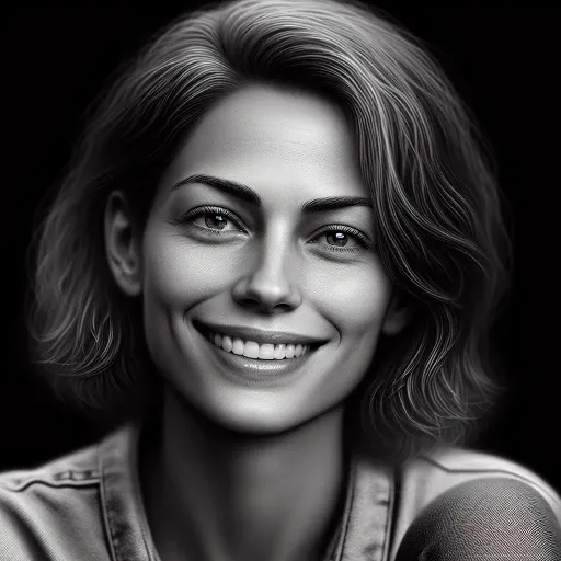 Black and White Photo Realistic